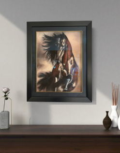 Toz Pastel Şahlanış Tablo