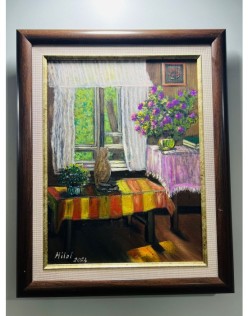 Yağlı Boya Sıcak Ev Tablo