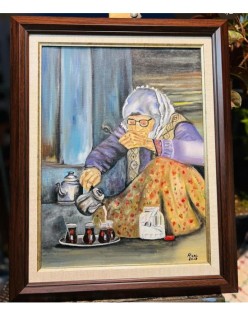 Yağlı Boya Vefakar Anadolu Kadını Tablo