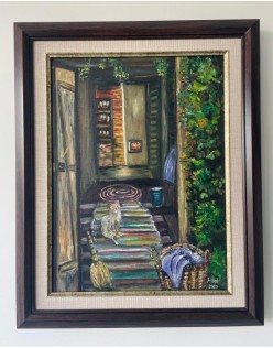 Yağlı Boya Anneannemin Evi Tablo