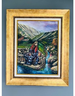 Yağlı Boya Acem Kızı Tablo