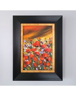 Yağlı Boya Kızıl Gelincikler Tablo